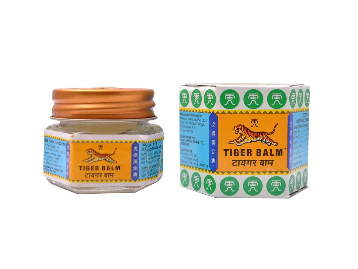 

TIGER BALM WHITE (21ML) HAWPAR, ТИГРОВЫЙ БАЛЬЗАМ БЕЛЫЙ (БЕЗ УПАКОВКИ)