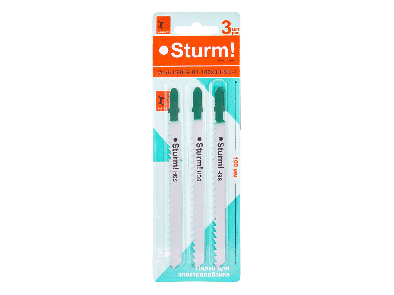 

Пилки для лобзика по металлу Sturm 9019-01-100x3-HSS-7