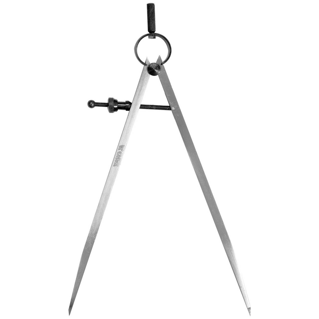 

Циркуль разметочный c винтовым фиксатором 200 мм YATO YT-72107