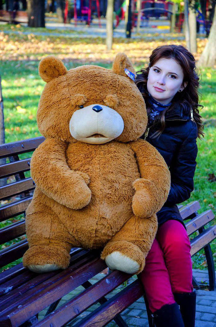 

Мишка Тед "Третий лишний" 100 см, Коричневый