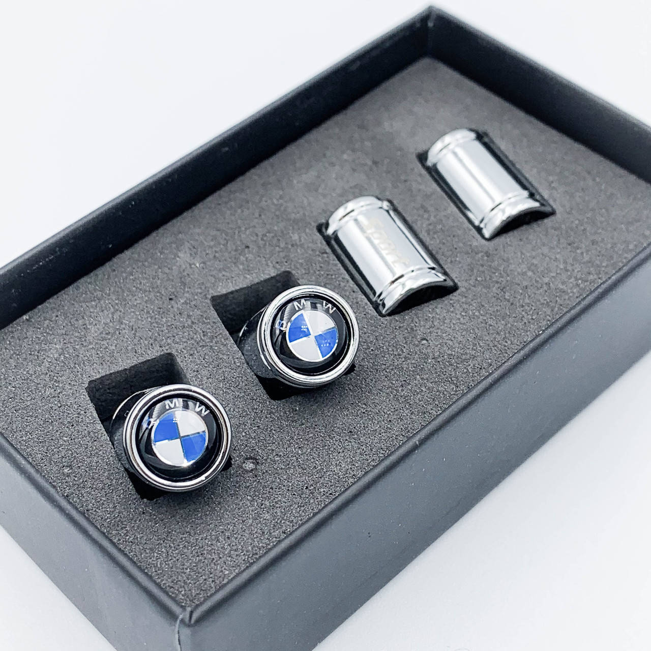 

Защитные колпачки на ниппеля Sport BMW (БМВ) 4 шт Хром