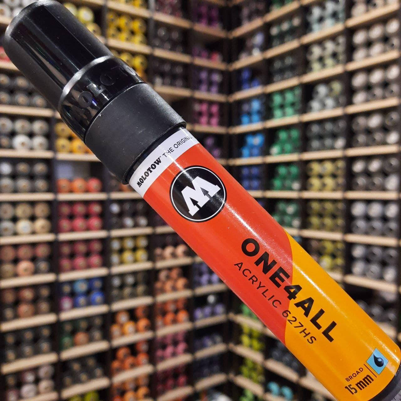 

Акриловый маркер Molotow ONE4ALL 627HS Signal Black (Черный) 15мм