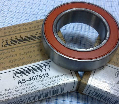 

Подвесной подшипник полуоси 45x75x19 FORD FOCUS C-MAX 2003-2007 (FEBEST)