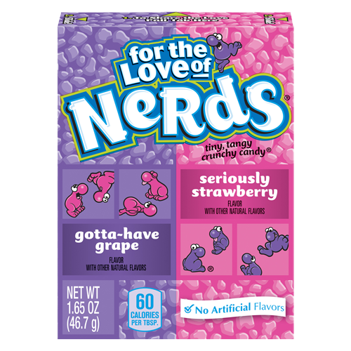 

Хрустящая карамель Gotta-Have Grape & Seriously Strawberry Nerds, 46 г