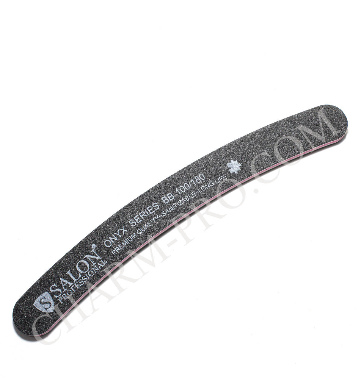 

Пилка для ногтей Салон Salon 100/180 бумеранг черная