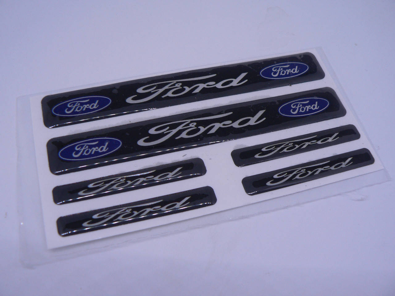 

Наклейка S маленькая Ford набор 6шт (2шт-110х15мм и 4шт-50х7мм) силиконовая надпись на авто эмблема Форд