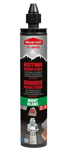 

Хімічний анкер з поліестерової смоли WCF -PESF-300 MONT BLANC Wkret-met (233-13)