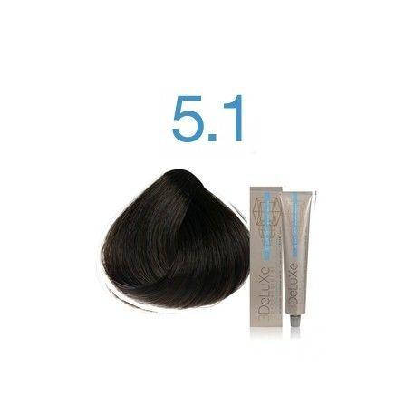 

Стойкая крем-краска 3DeLuXe professional № 5-1 - светло-каштановый пепельный, 100 мл