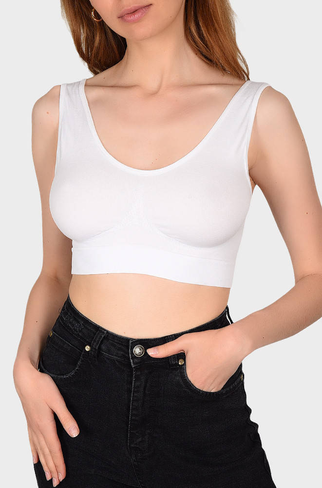 

Топ женский белый Уценка 145703M XL
