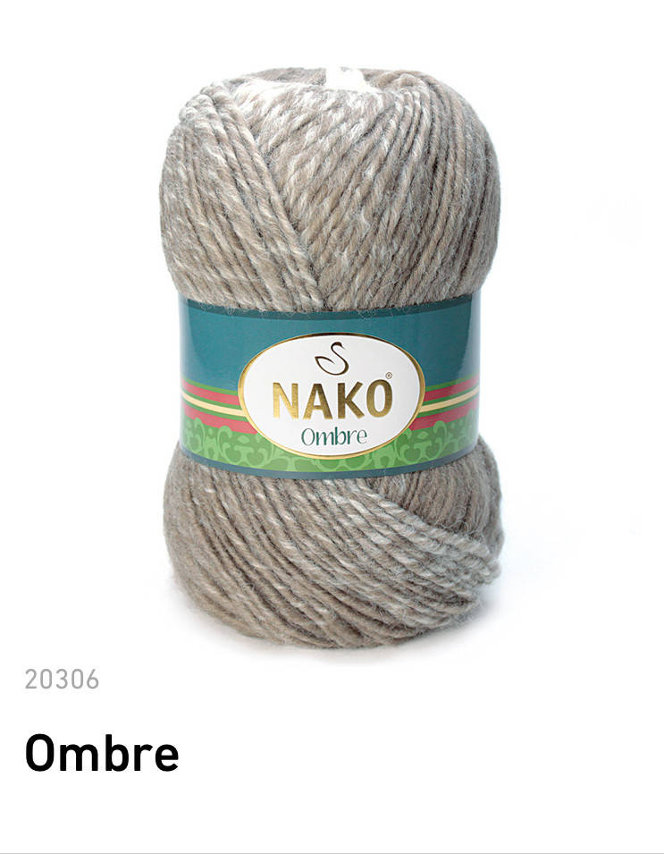 

Турецкая пряжа Ombre 25% шерсть 75% акрил