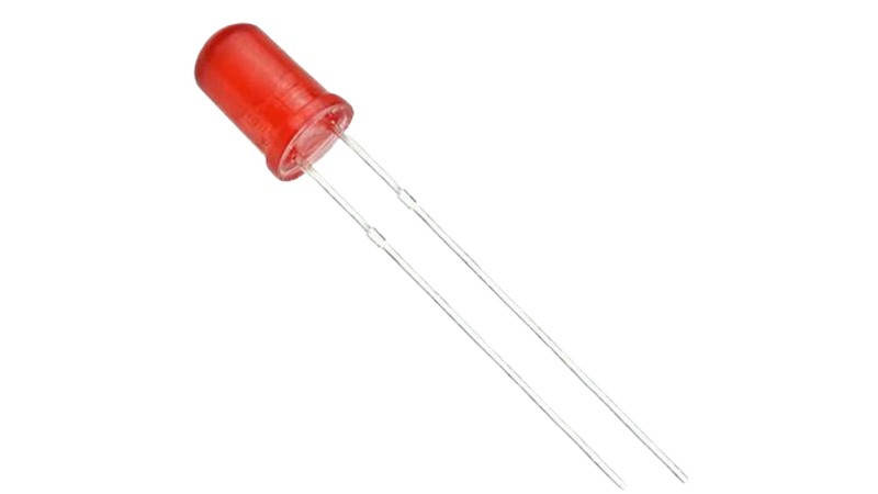 

Светодиод LED F5 красный (11412)