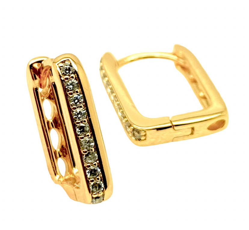 

Серьги Xuping. 18k. 14х3 mm