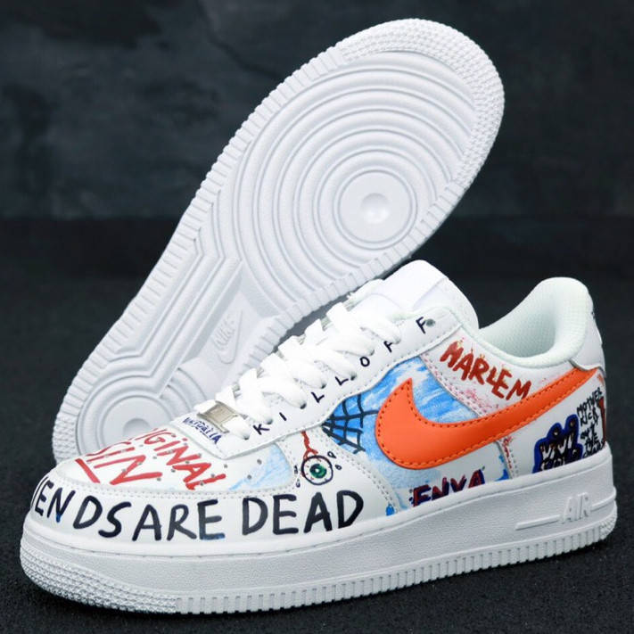 

Женские кроссовки в стиле Air Force 1 Low Pauly x Vlone Pop, кожа, Китай, Разные цвета
