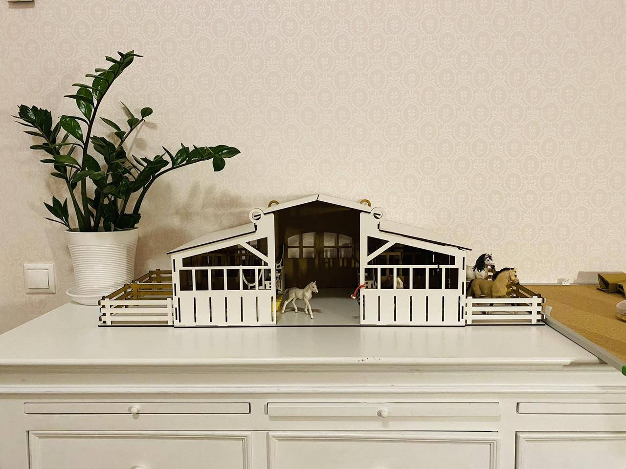 

Конюшня шляйх, для коників, загін, Schleich