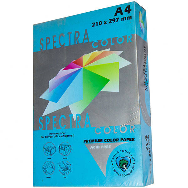 

Бумага цветная А4, 80 г/м2 - Spectra Color IT 220 Turquoise, синий 50 листов