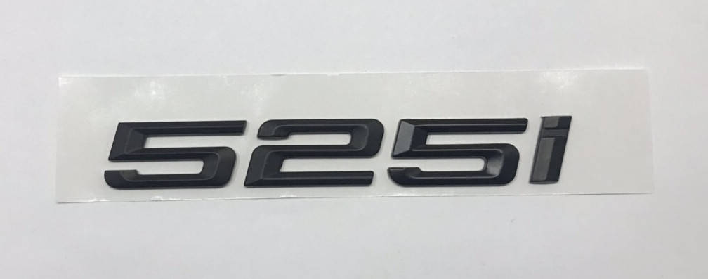 

Эмблема надпись багажника BMW 525i чёрная
