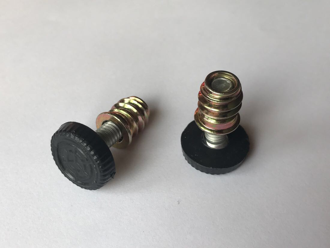 

Мебельная ножка регулируемая М6х20 мм + Втулка М6х12 мм