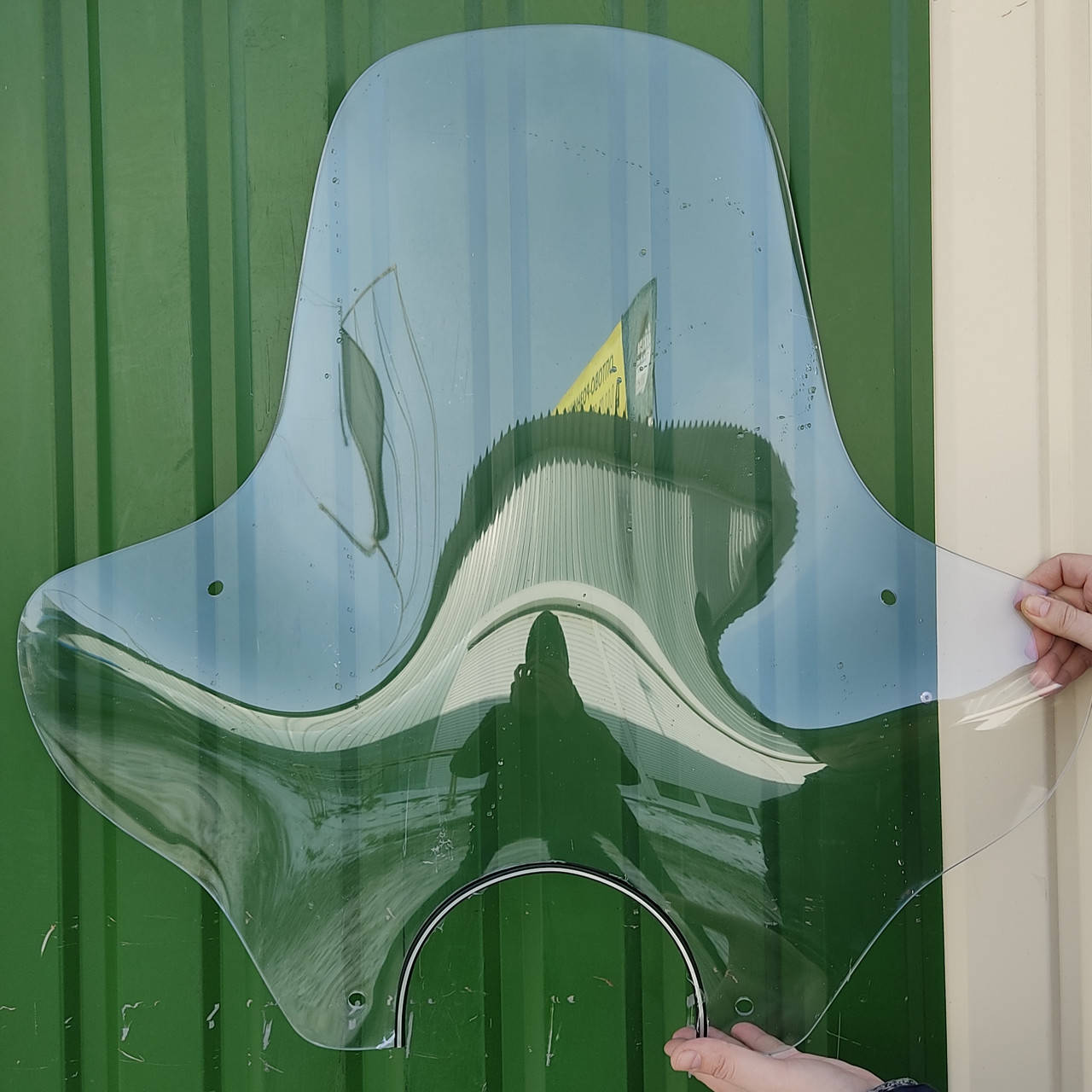 

Лобовое стекло высокое ушастое для мотоцикла с креплением #2