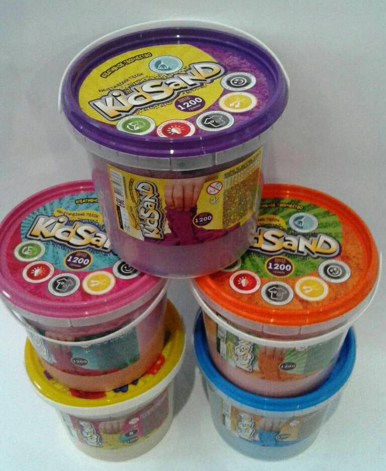

Кинетический песок "Kid Sand", 1200г, KS-01-04