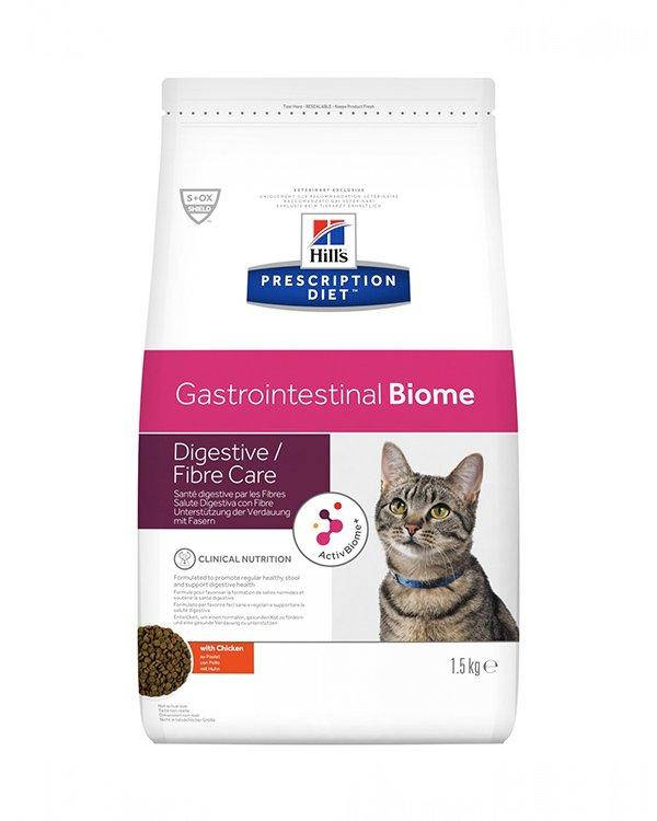 

Hill's Prescription Diet Gastrointestinal Biome корм для кошек с курицей 1.5 кг