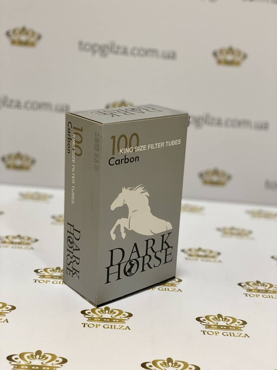 

Сигаретные гильзы для табака Dark Horse Carbon 100 шт