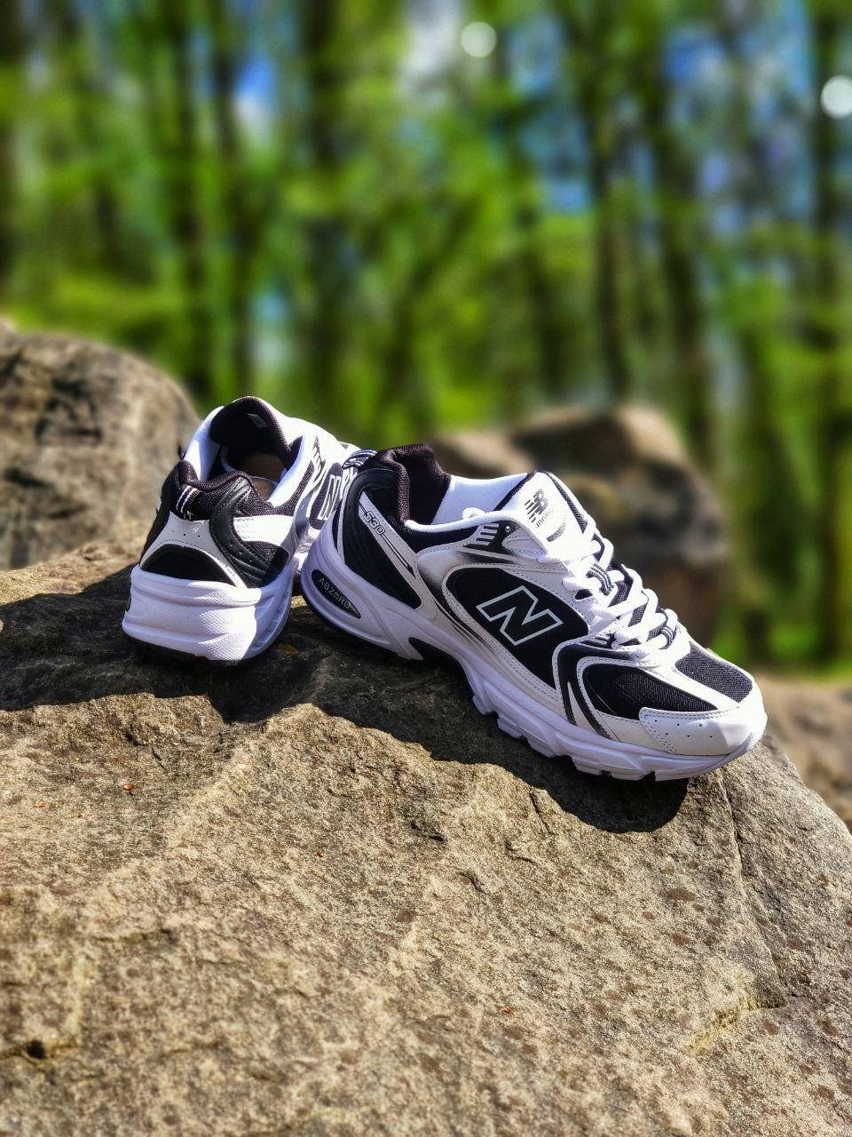 

New Balance 530 White Black (Топ якість) Весна, Жіночі Кросівки, Женская обувь