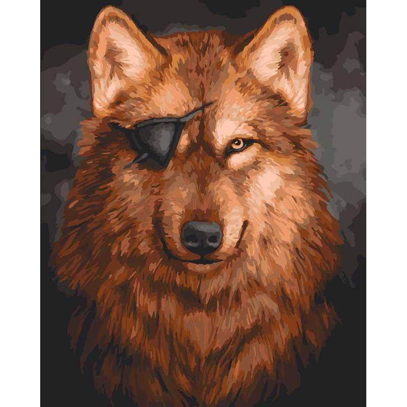 

Набор для росписи картина по номерам ArtCraft Вервольф 40*50 см