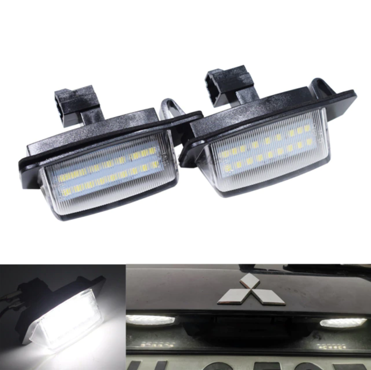 

LED подсветка номера для MITSUBISHI (Митсубиси) Lancer, Outlander 1/2/XL/3, Eclipse