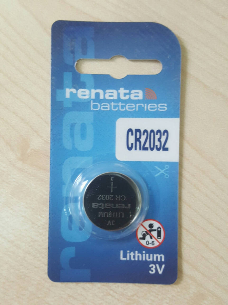 

Дисковая батарейка RENATA Lithium Cell 3V CR2032 (235mAH) (C1)