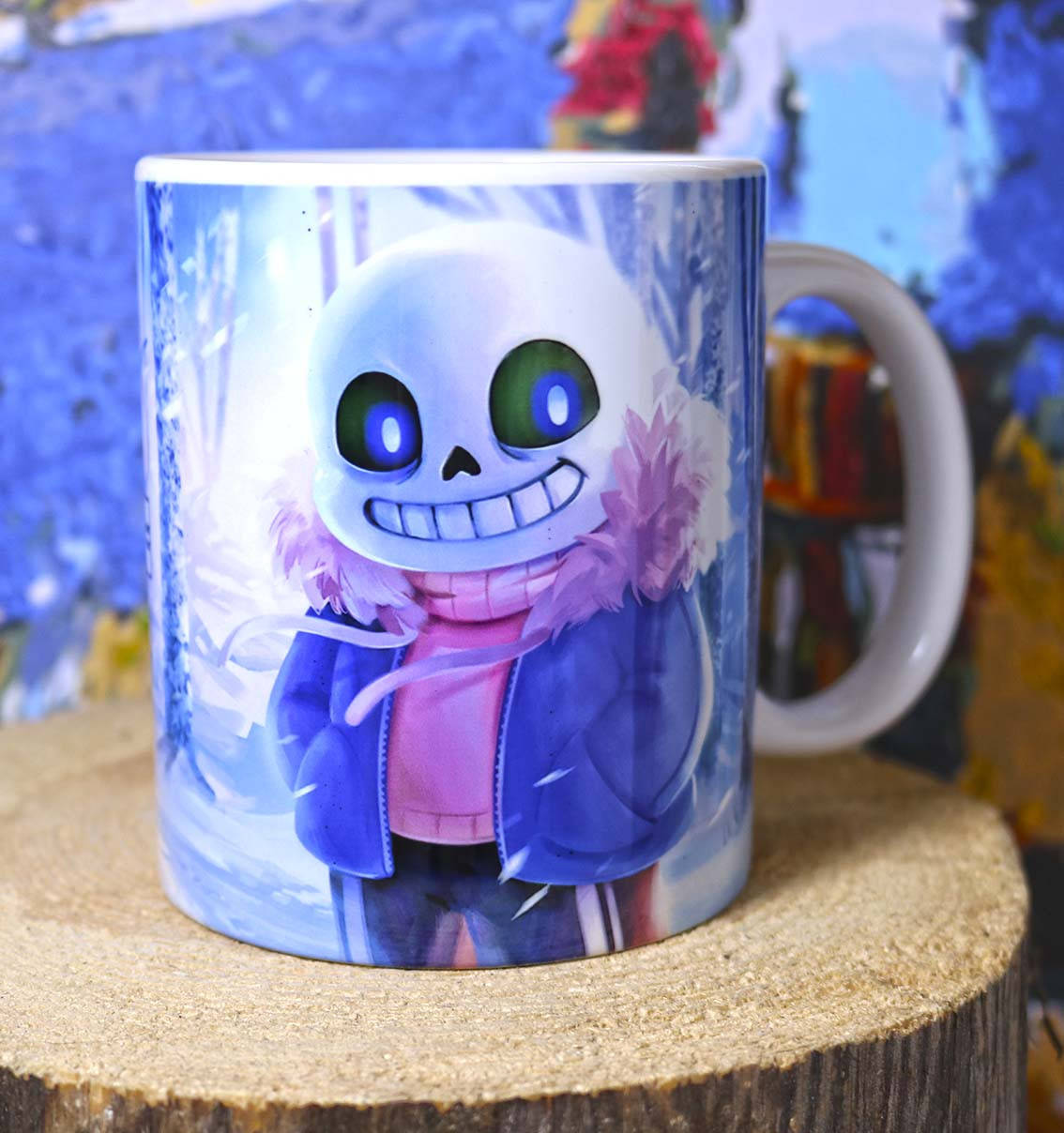 

Кружка Андертейл "Winter" / Undertale, Фиолетовый
