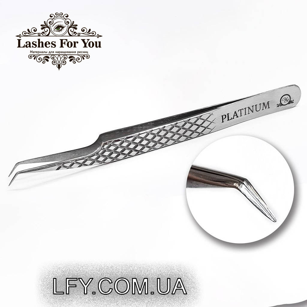 

Пинцет для ресниц Diamond изогнутый