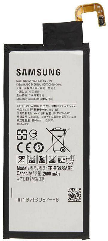 

Аккумулятор Samsung G925 Galaxy S6 Edge / EB-BG925ABE (2600 mAh) 12 мес. гарантии