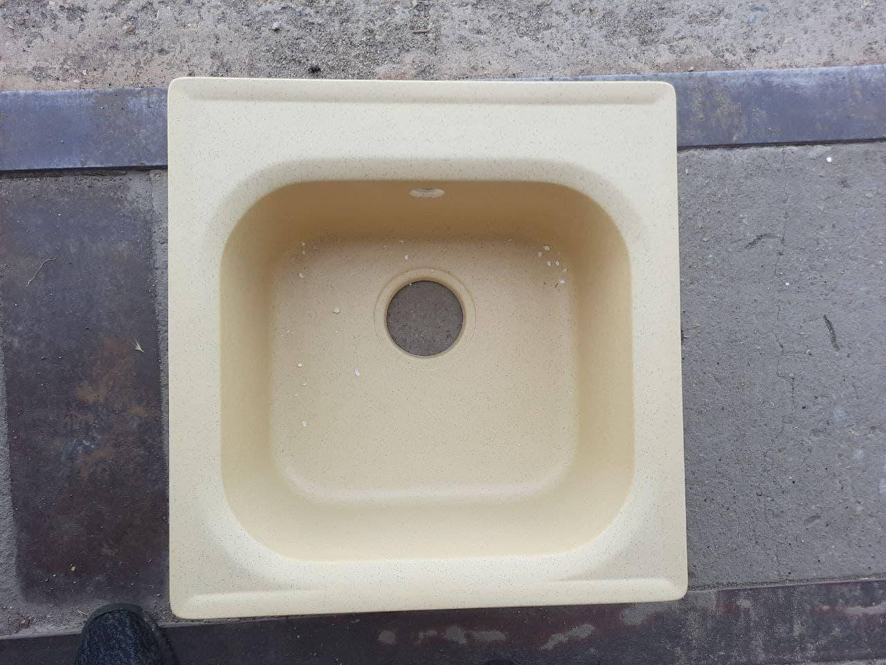 

Гранитная мойка Valetti №1 440х430 Старый камень