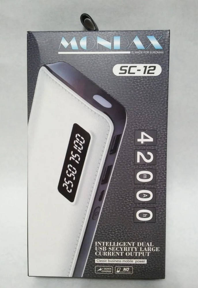 

Power bank Mondax 42000 мАh с фонариком (Реальных 4000 mAh)