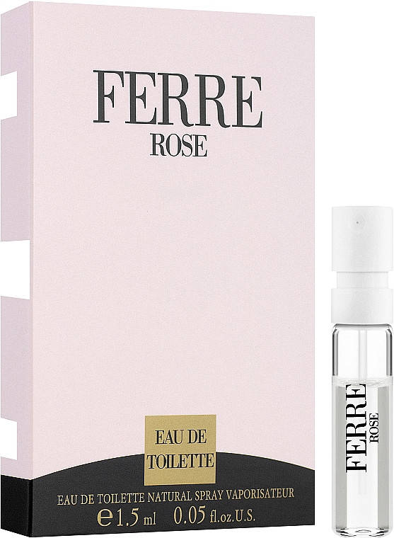 

Туалетная вода (пробник) Gianfranco Ferre Ferre Rose 1.5 мл
