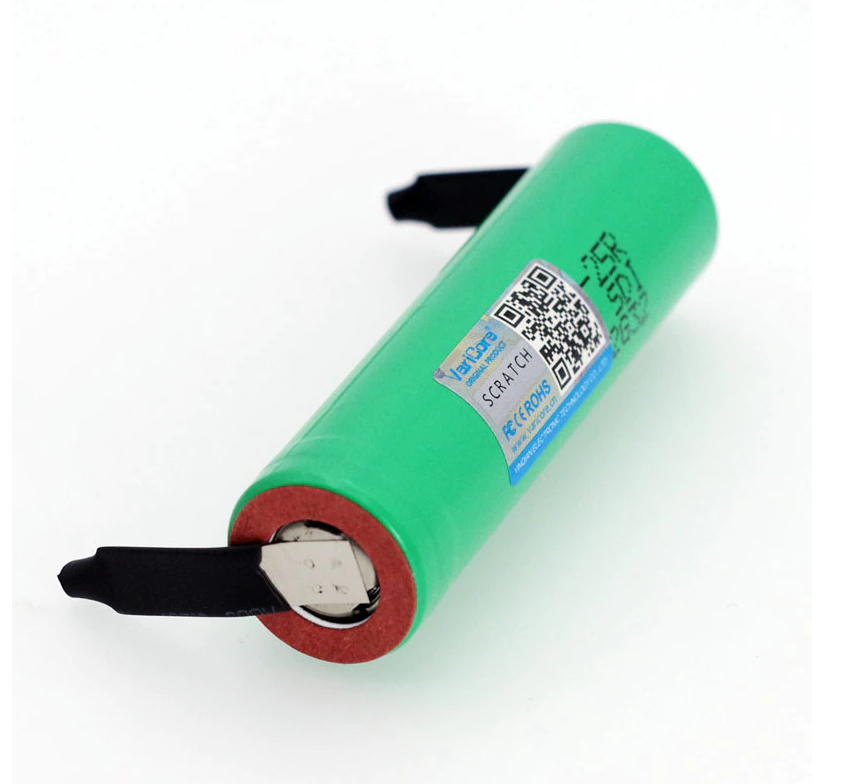 

Аккумулятор литиевый Li-ion 18650 Vari Core Samsung INR1865025R 2600 Mah сопротивление 17-20 mOm с контактами