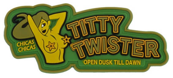 

Патч ПХВ на липучке Titty twister