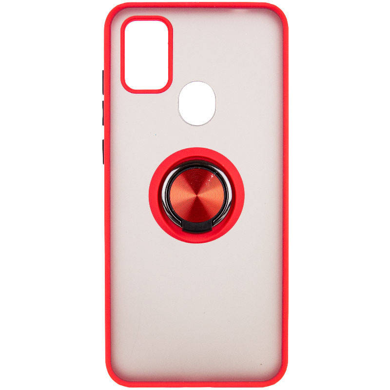 

TPU+PC чехол Deen ColorEdgingRing for Magnet для ZTE Blade A7s (2020), Красный