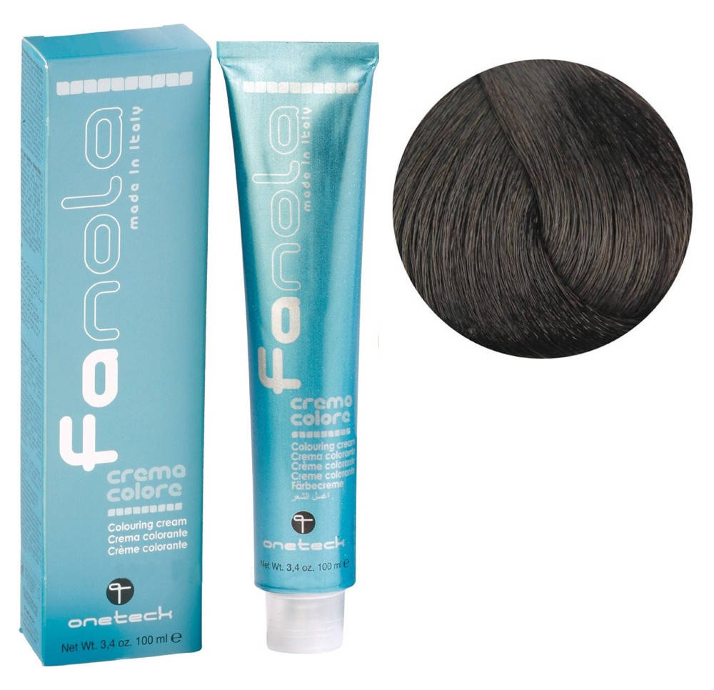 

Крем-краска для волос Fanola №4/0 Medium chestnut 100 мл (2964Gu)