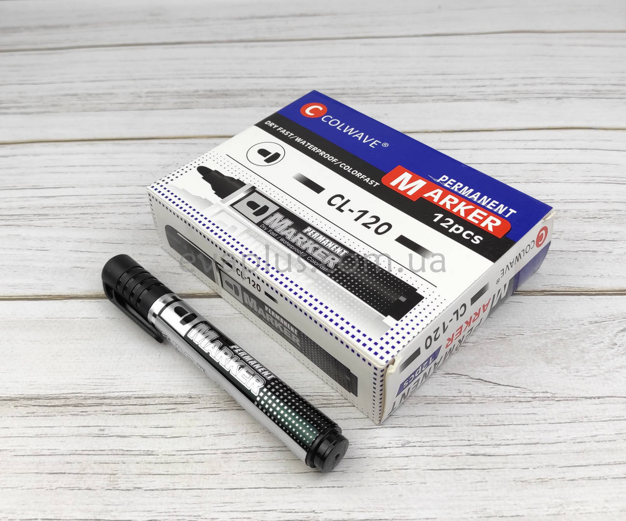 

Маркер перманентный черный №2