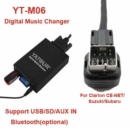 

Эмулятор сд чейнджера Yatour YTM06-CLR USB/SD_CARD/AUX для штатной магнитолы Suzuki Clarion(CE-NET)