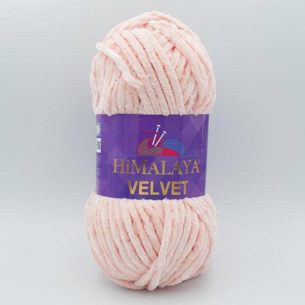 

Himalaya Velvet персиковый № 90053 (Гималаи Вельвет) (Пряжа велюр, нитки для вязания плюшевая)