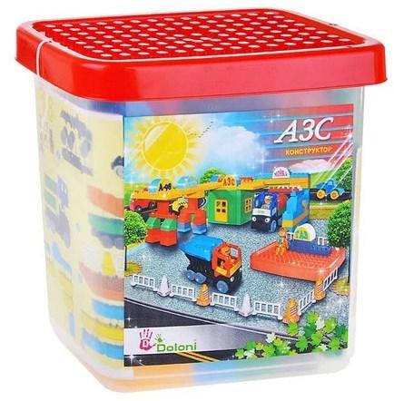 

Конструктор Автозаправочная станция (АЗС) 116 дет. (013888/04) Пластиковый бокс, ТМ Долони