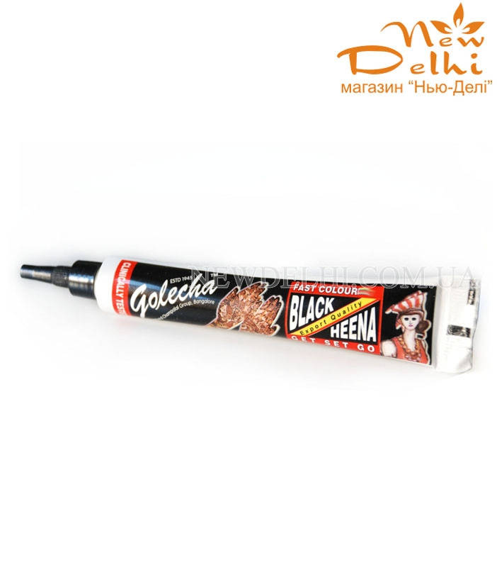 

Хна для росписи черная в тюбике Golecha