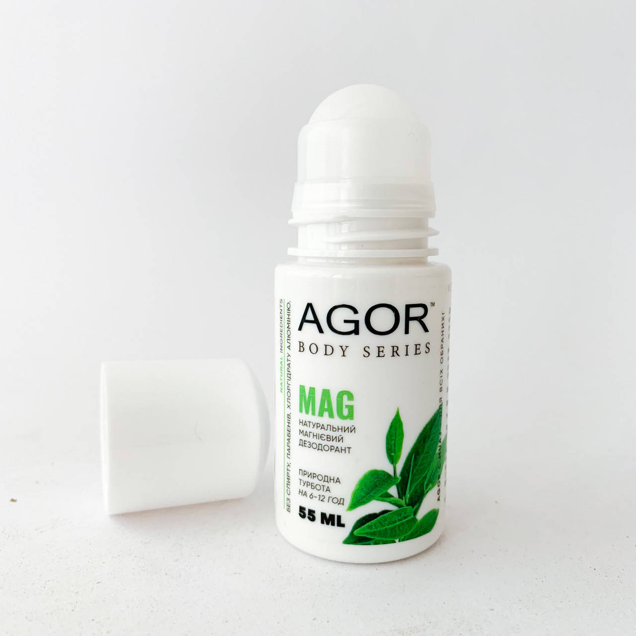 

Натуральный магниевый дезодорант AGOR MAG (роликовый) 55 мл