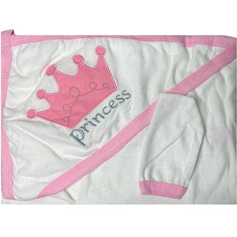 

Полотенце для купания с рукавичкой "Minі Nana" арт.20111 "Princess"