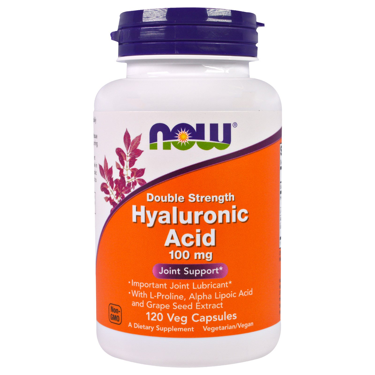 

Гиалуроновая кислота (Hyaluronic Acid) 100 мг 120 капсул