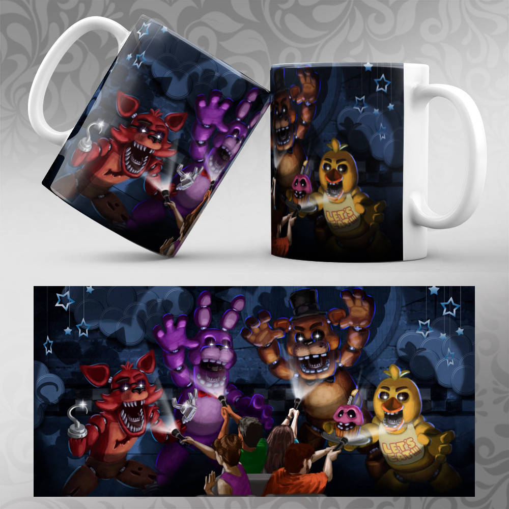 

Чашка керамическая Five Nights at Freddy's - Пять ночей с Фредди 006, Белый