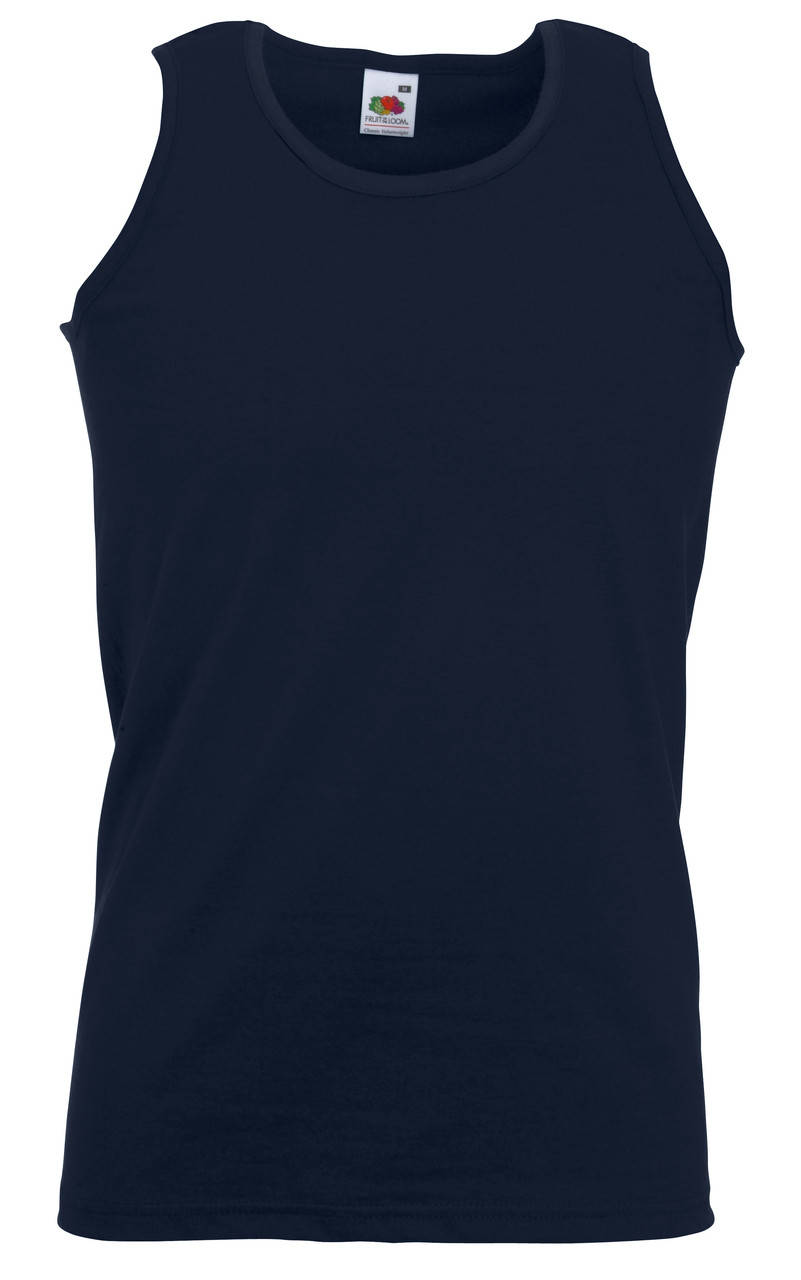 

Спортивная майка футболка Fruit of the Loom Valueweight Athletic Vest XL, Темно-синий