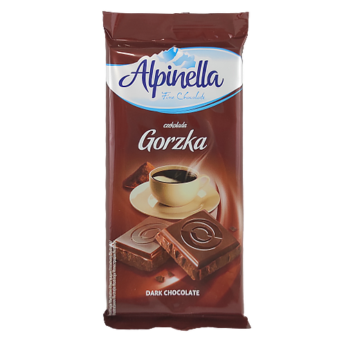 

Шоколад Альпінелла чорна Alpinella dark 90g 21шт/ящ (Код : 00-00003434)